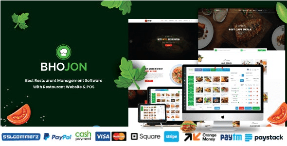 Bhojon (v3.0) Best Restaurant Management Software with Restaurant Website Nulled