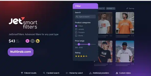 JetSmartFilters v3.5.6 Nulled – Plugin for Elementor