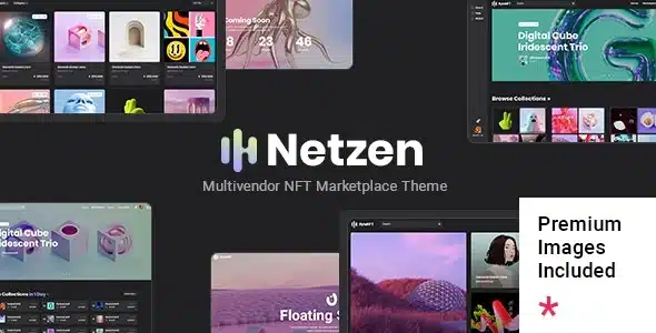 Netzen 1.0 Nulled – Multivendor NFT Marketplace Theme