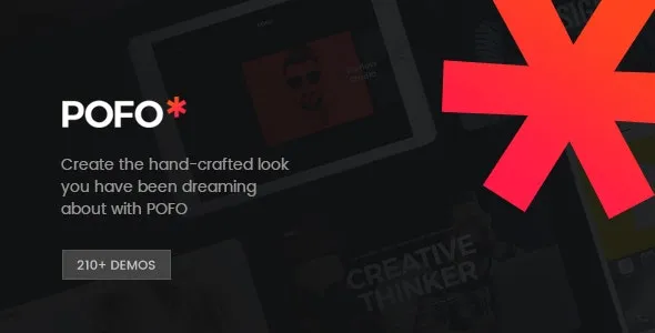 Pofo (v2.3) Creative Portfolio and Blog WordPress Theme Nulled