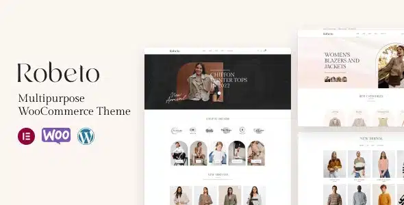 Robeto (v1.1.2) Multipurpose WooCommerce Theme Nulled