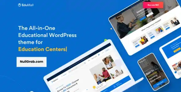 EduMall (v4.0.5 Nulled) Professional LMS Education Center WordPress Theme