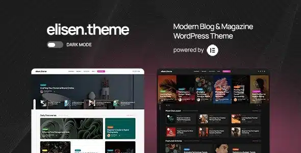 Elisen (v1.6.4) Blog & Magazine WordPress Theme Nulled