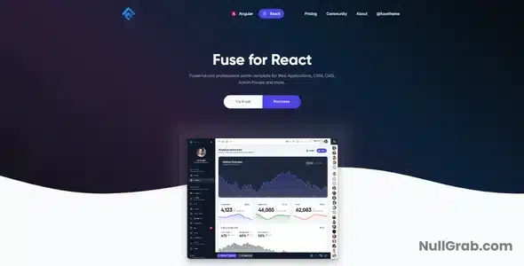 Fuse React TS: v12.0.0 Nulled Advanced React TypeScript Admin Interface