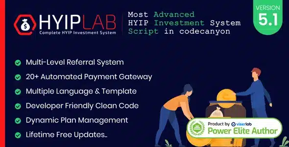 HYIPLAB (v5.1) Complete HYIP Investment System Free Download