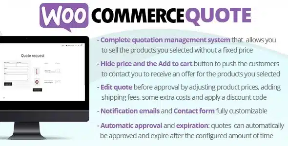 WooCommerce Quote (v6.3) Nulled