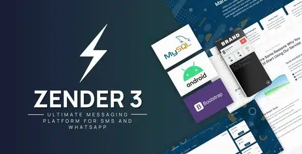 Zender 3.8.9 Nulled – Messaging Platform for SMS, WhatsApp & use Android Devices as SMS Gateways (SaaS)