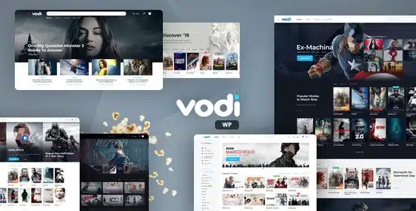 v1.2.12 Vodi Video WordPress Theme for Movies & TV Shows Free Download