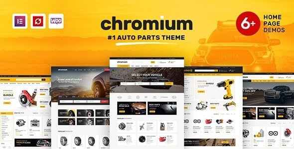 v1.3.28 Chromium Auto Parts Shop WordPress Woo Theme Free Download