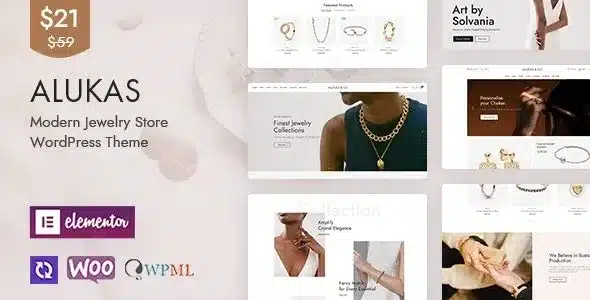 (v2.0.4) Alukas Modern Jewelry Store WordPress Theme Nulled