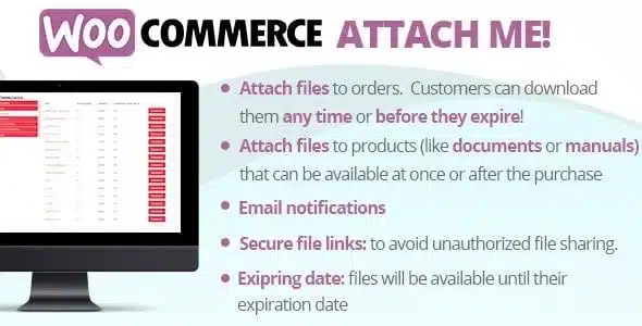 (v25.6) WooCommerce Attach Me! Nulled