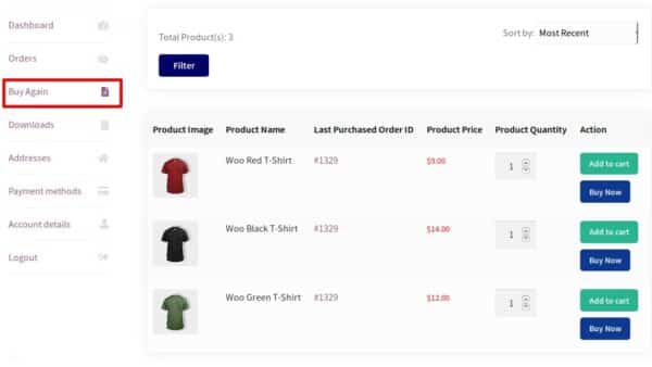 (v4.8.0) Buy Again for WooCommerce Nulled