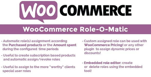 (v8.9) WooCommerce Role-O-Matic Nulled