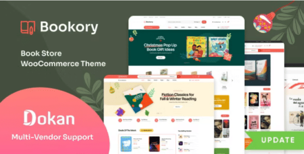 Bookory (v2.1.9) Book Store WooCommerce Theme Nulled