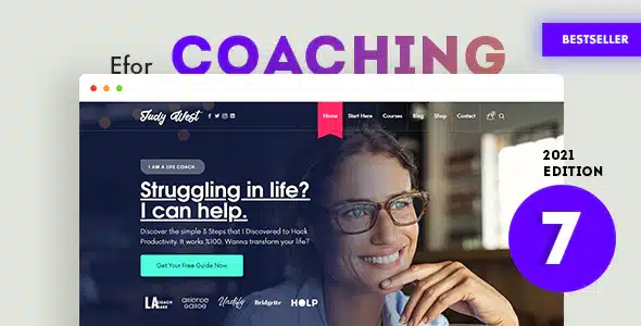 Efor (v13.0.9) Coaching & Online Courses WordPress Theme Nulled