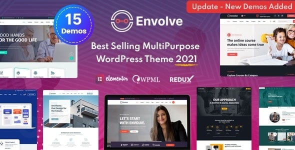 Envolve (v2.3) Consulting Business WordPress Theme Nulled