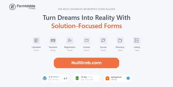 Formidable Forms Pro Nulled v6.16.2 Free Download + Addons and Templates