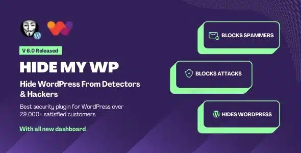 Hide My WP v6.2.11 Nulled – Amazing Security Plugin for WordPress