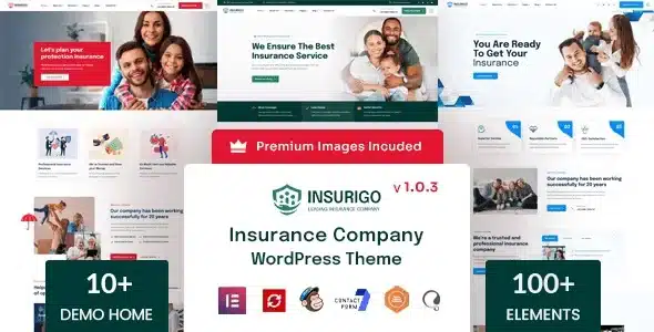 Insurigo (v1.1.0) Insurance WordPress Theme Nulled