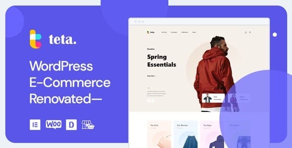 Teta (v3.6.2) WooCommerce WordPress Theme Nulled