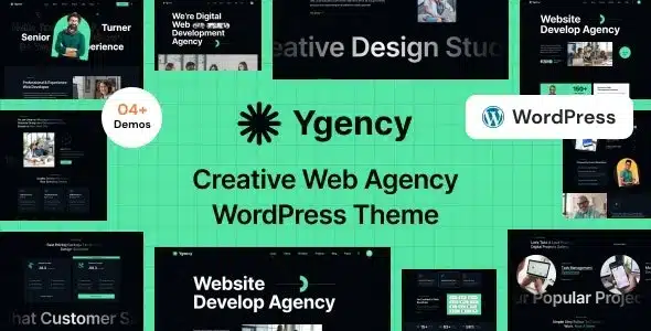 Ygency (v1.2.5) Web Design Agency WordPress Theme Nulled