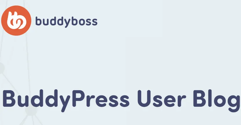 v1.3.5 BuddyPress User Blog Free Download