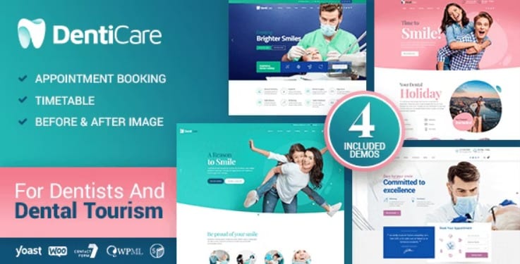 DentiCare Medical, Dentist & Dental Clinic Free Download