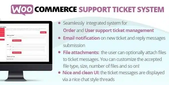 (v17.8) WooCommerce Support Ticket System Nulled