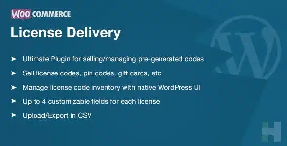 (v2.1.5) WooCommerce License Delivery & Management Nulled