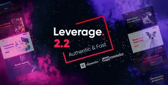 v2.2.8 Leverage Creative Agency & Portfolio WordPress Theme Free Download