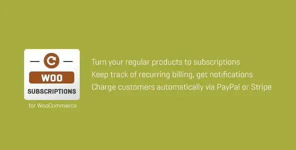 (v3.0.7) Subscriptio WooCommerce Subscriptions Free Download