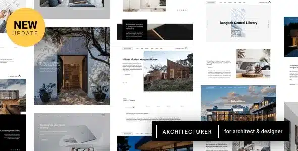 (v3.9.1) Architecturer WordPress for Interior Designer Free Download