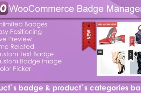 (v5.1) WooCommerce Products Badge Management Nulled