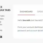 (v2.8.0) SS WooCommerce Myaccount Ajax Tabs Nulled