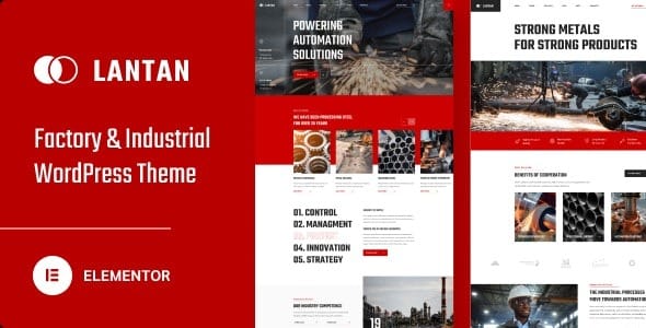 Lantan (v1.0.12) Factory & Industrial WordPress Theme Nulled